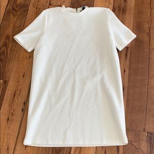 White mini dress